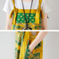 Women Summer Ethnic Print Loose Pocket Jumpsuits