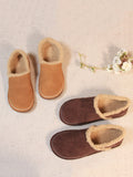 Women Casual Winter Suede Leather Warm Plush Shoes