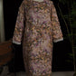 Robe de printemps en coton et lin Artsy Floal pour femmes