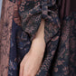 Women Spring Vintage Flower Patch Spliced Loose Dress