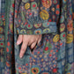 Women Spring Vintage Irregular Spliced Drawstring Dress