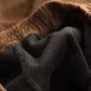 Women Casual Solid Spliced Denim Fleece-lined Bloomers