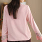 Women Ethnic Flare Sleeve Embroidery Spring Shirt