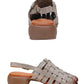 Women Vintage Solid Genuine Leather Knitted Shoes