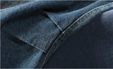 Vintage Elastic Waist Washed Denim Skirt