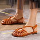 Women Vintage Leather Summer Sandals