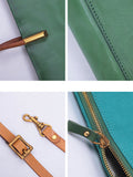 Women Geniune Leather Solid Soft Handbag Crossbody Bag