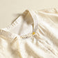 Robe ample à boutons plissés pour femmes, Vintage, été