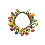 Women Bohemia Elephant Woven Turquoise Bracelet