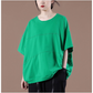 Women's Loose Large Size Round Neck Short Sleeve T-shirt