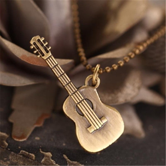 Vintage Little Guitar Necklaces