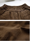 Vintage-Paneled Quilted Cotton Trousers