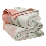 Five layers Summer Blanket Nap Cotton Blanket Student Comfortable Quilt