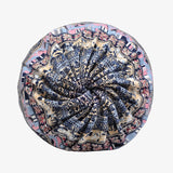 Elastic Floral Printed Thin Cotton Women Hat