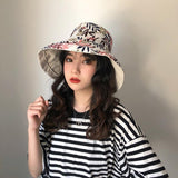 Female Summer Sun Hat Solid Color Foldable Cap