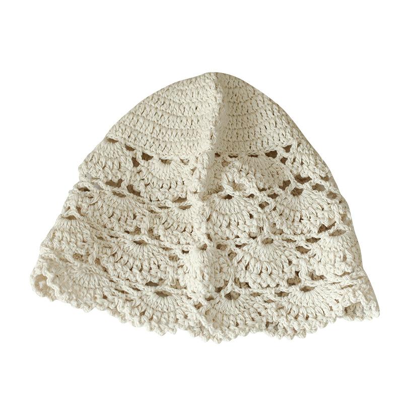 Handmade Cotton Crochet Beanie For Women