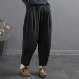 Vintage-Paneled Quilted Cotton Trousers