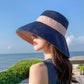 Chapeau de pêcheur double face, chapeau de soleil de protection UV assorti