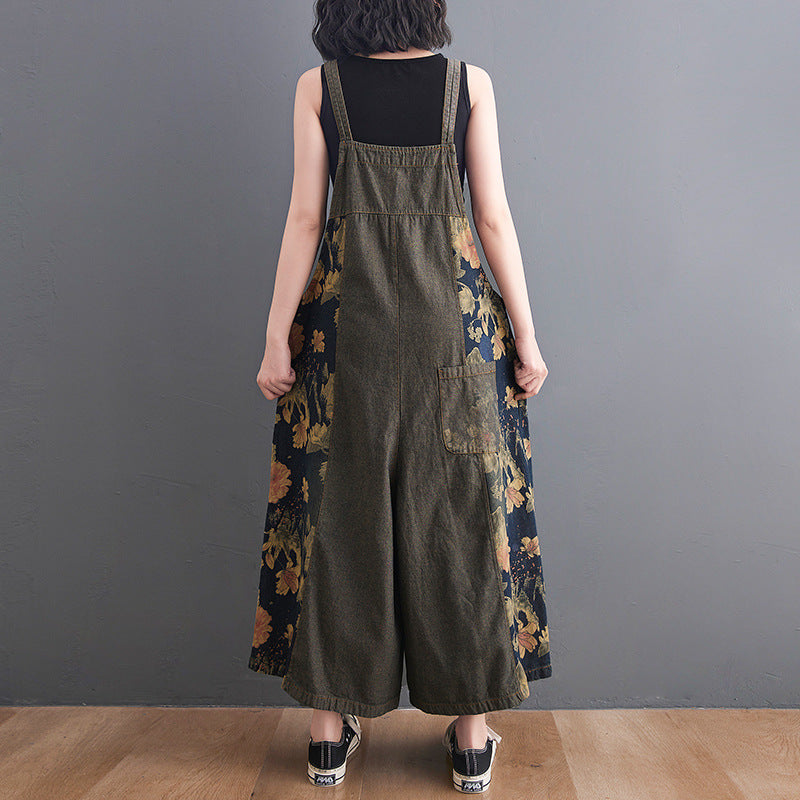 Embroidered Denim Strapless Dress