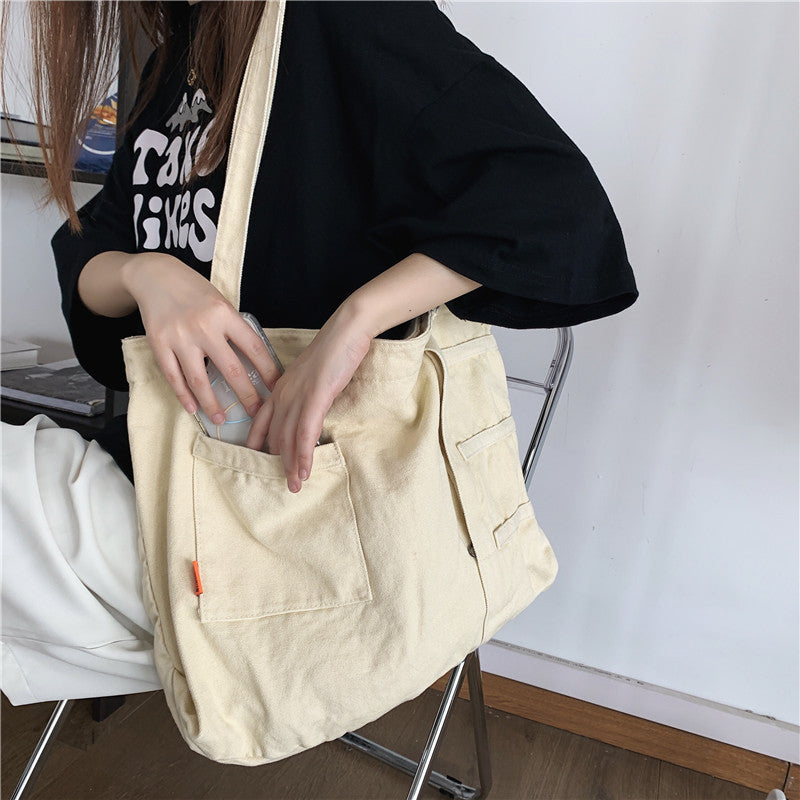 Retro Canvas Handbag Shoulder Bag