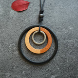 Versatile Layered Hoop Pendant Necklace