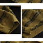 Vintage Heavy Industry Jacquard Knit Crew Neck Cotton Top