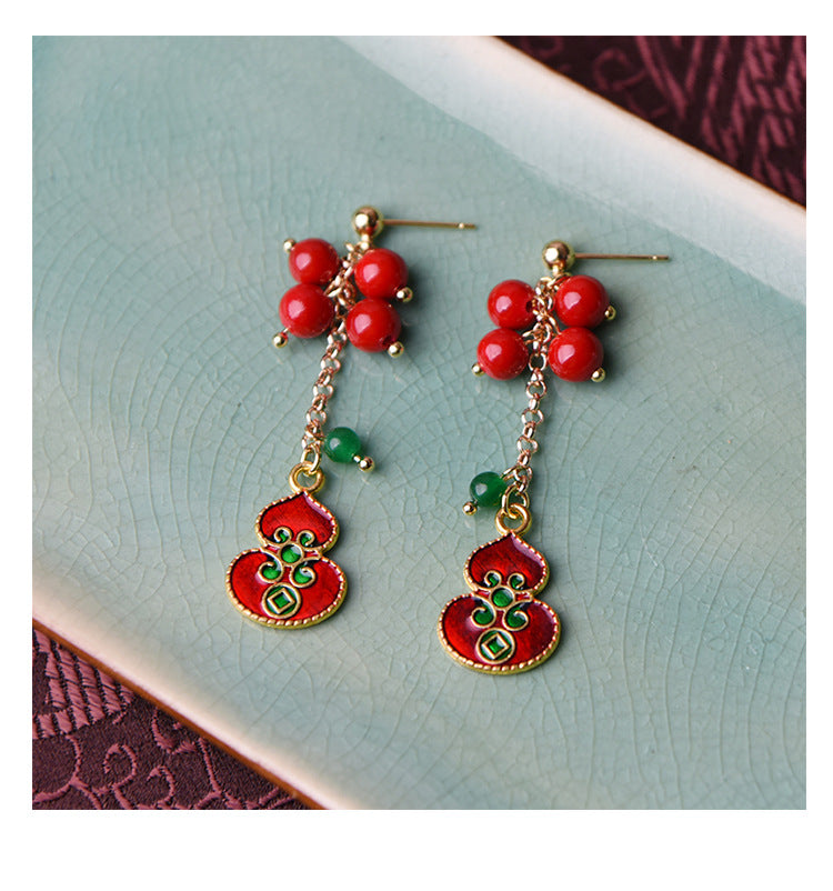 Retro Palace Chinese Style Fashion Temperament Earrings