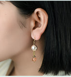 Petunia Asymmetric Earrings Vintage Earrings