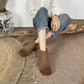 Women Casual Leather Wool Liner Low Top Boots