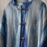 Autumn Ramie Literary Retro Medium And Long Loose Coat