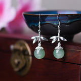 Vintage Antique Bamboo Earrings