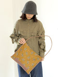 Niche Design Shoulder Canvas Bag Retro Style Bag
