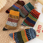 5 Pairs Winter Vintage Jacquard Thick Warm Socks