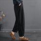 Vintage-Paneled Quilted Cotton Trousers