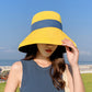 Chapeau de pêcheur double face, chapeau de soleil de protection UV assorti