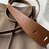 Temperament Pu Leather Personalized Knot Buckle Belt