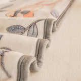 Polyester Soft Print Casual Bed Throw Blanket