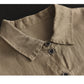 Sandwashed Linen Loose Lapel Long Sleeve Shirt