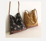 Niche Design Shoulder Canvas Bag Retro Style Bag