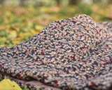 Vintage Floral Disc Button Cotton Linen Cardigan Stand Collar Jacket