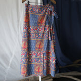Vintage Literature And Art Distressed Washed Loose Skirt