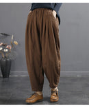 Vintage-Paneled Quilted Cotton Trousers