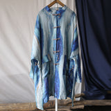 Autumn Ramie Literary Retro Medium And Long Loose Coat