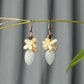 Glazed Osmanthus Small Fresh Forest Earrings