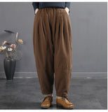 Vintage-Paneled Quilted Cotton Trousers