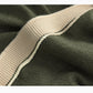 Pull ample tricoté rétro couleur contrastée faux pull deux pièces