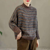 Autumn And Winter Colorful Cotton Knitted Pullover Sweater