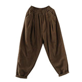 Vintage-Paneled Quilted Cotton Trousers
