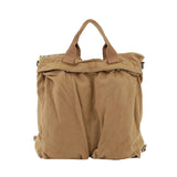 Pure Color Canvas Square Backpack
