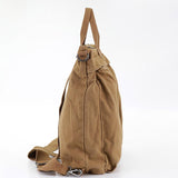 Pure Color Canvas Square Backpack